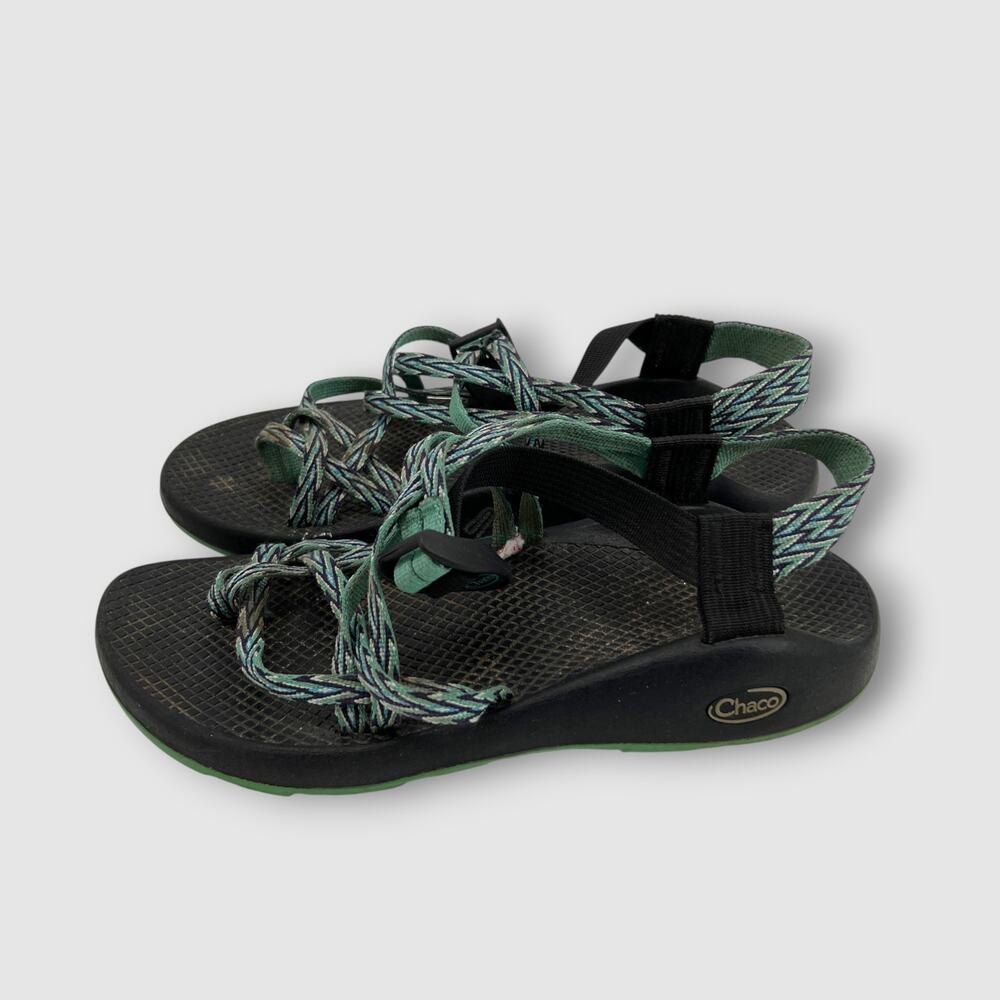 Chaco ZX/2 Classic Multi-Strap Sandals Teal & Black Size 9 - Picture 5 of 7
